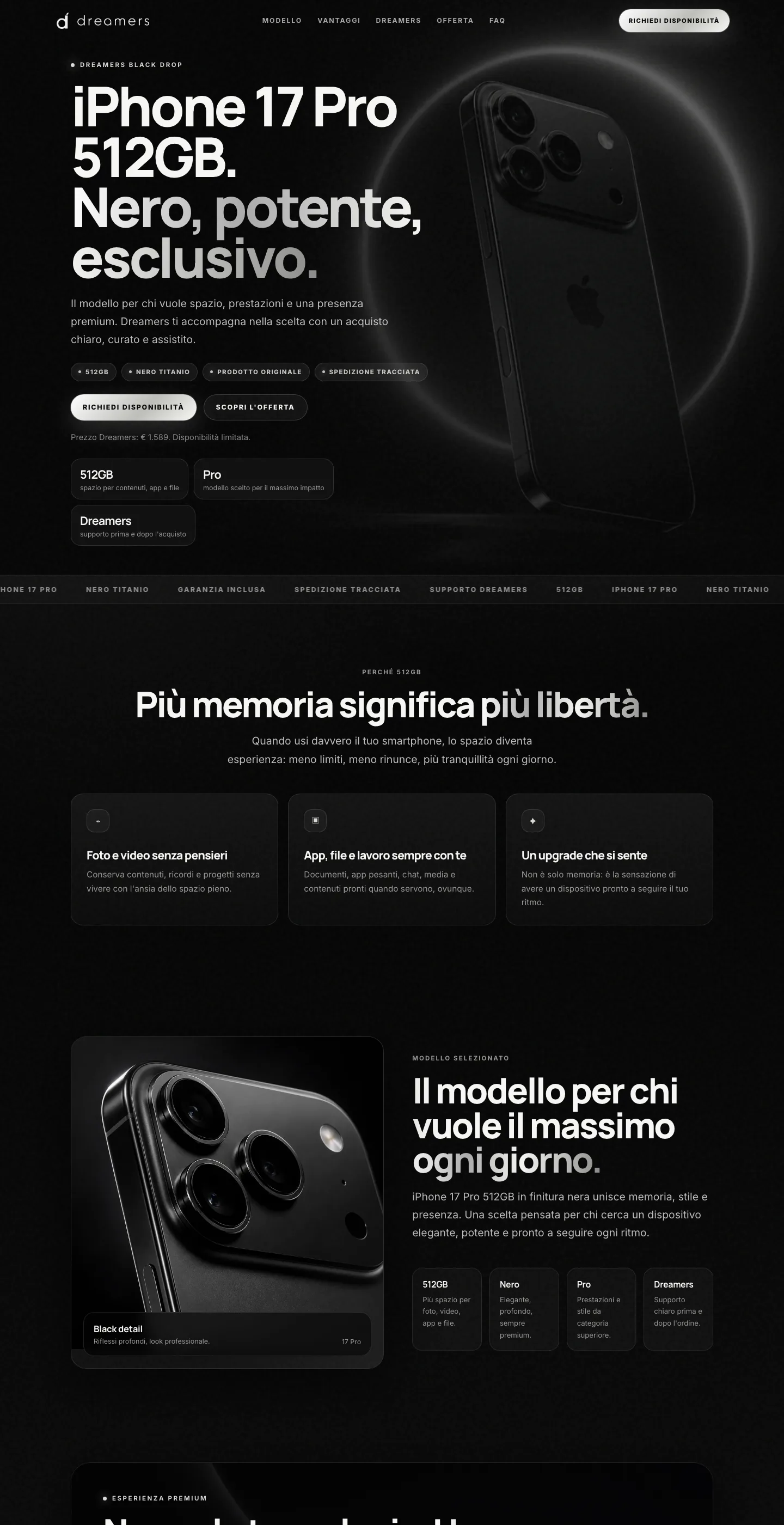 Dreamers — iPhone Landing Page - Visual 0
