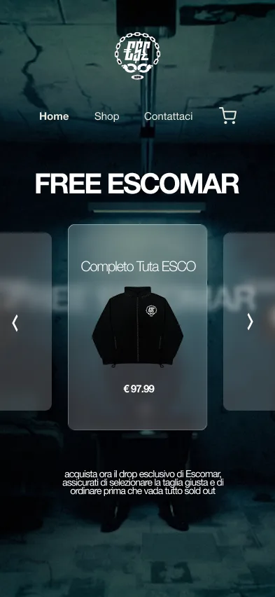 Escomar — Mobile UI Mockup - Visual 1